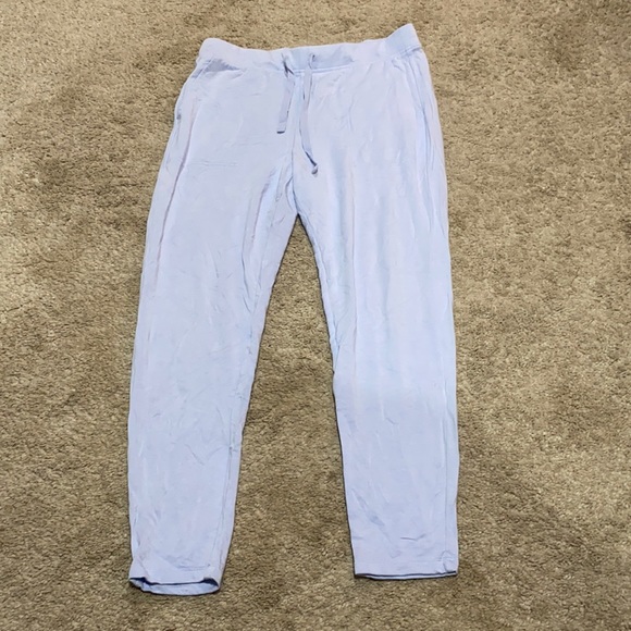 Lou & Grey Pants - Light blue super soft loft and grey joggers EUC